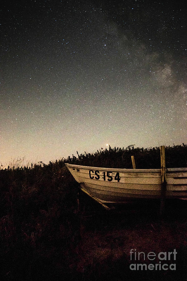 Fishing boat and stars Photograph by Clayton Bastiani