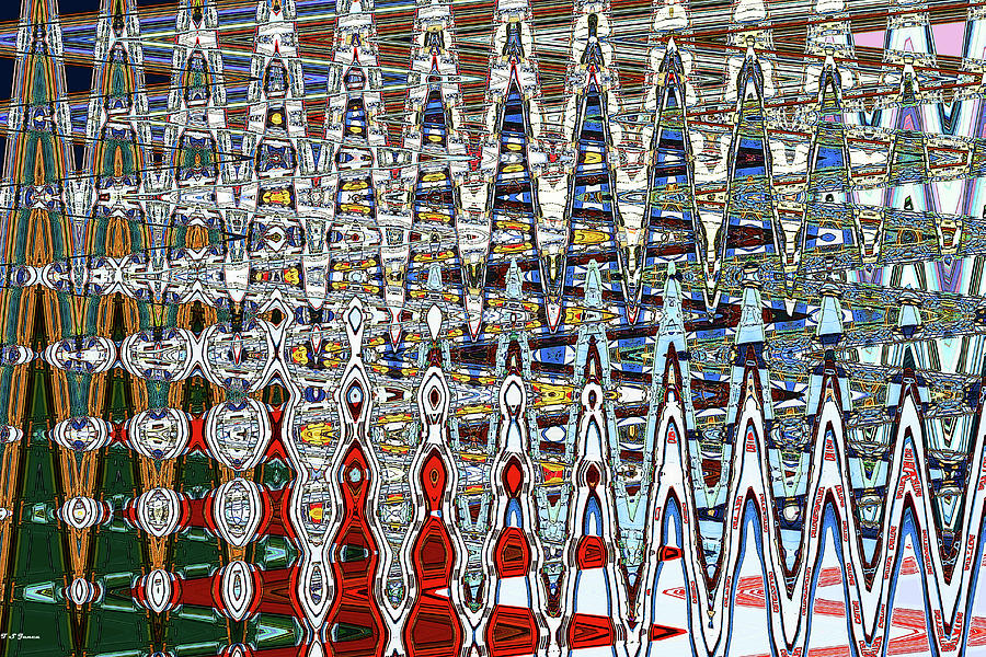 Fishing Boat At Garibaldi Oregon Abstract Digital Art by Tom Janca