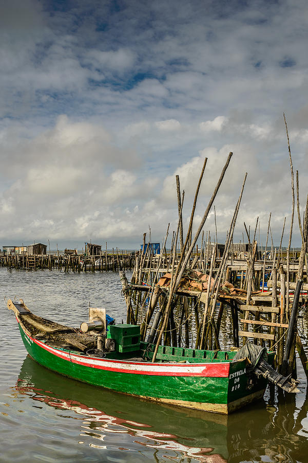 Fishing Boat At The Dock II Photograph by Marco Oliveira