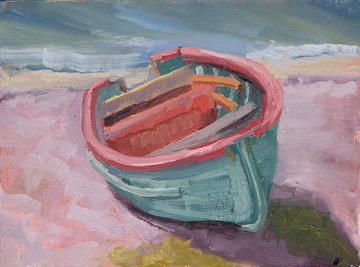 Boat Painting - Fishing Boat by Cynthia Vowell