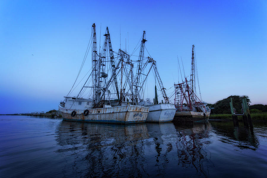 Fishing Boat Dawn Photograph by Alan Raasch