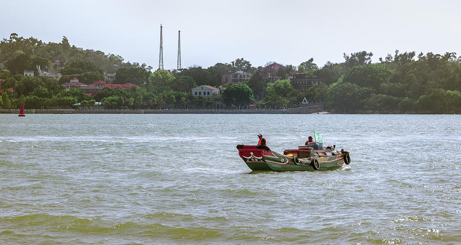 Fishing Boat Gulangyu Island Xiamen China Photograph by Adam Rainoff