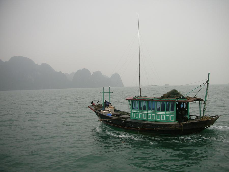 Fishing Boat in North Vietnam Photograph by Irina ArchAngelSkaya