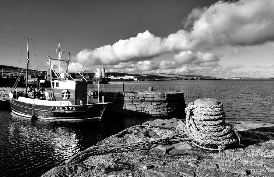 Fishing Boat Lerwick Shetland Photograph by Lynn Bolt