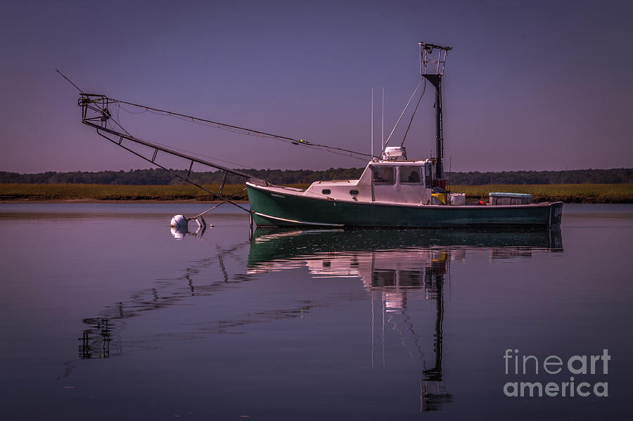 Fishing boat moored Photograph by Claudia M Photography