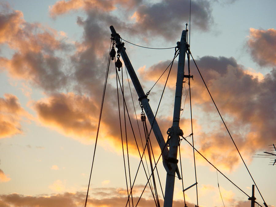 Fishing Boat Rigging Photograph by Betty Ann Morris Pixels