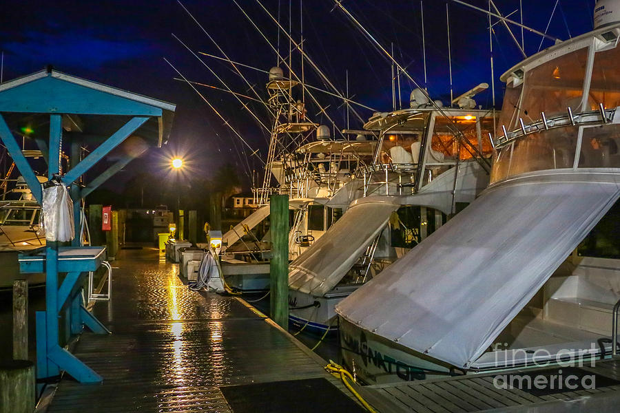 Fishing Boats at Dock Photograph by Tom Claud