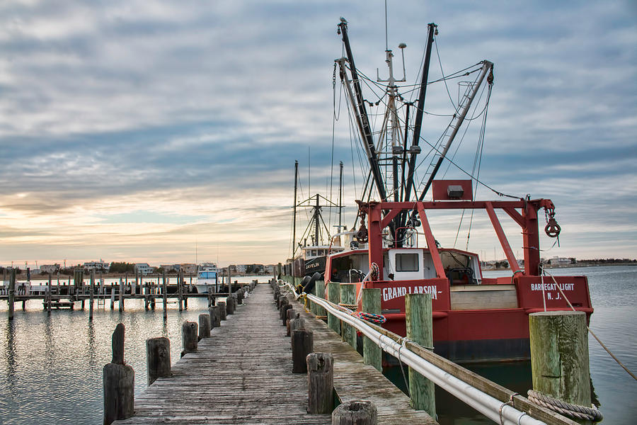 Fishing Boats At The Pier Photograph by Kristia Adams