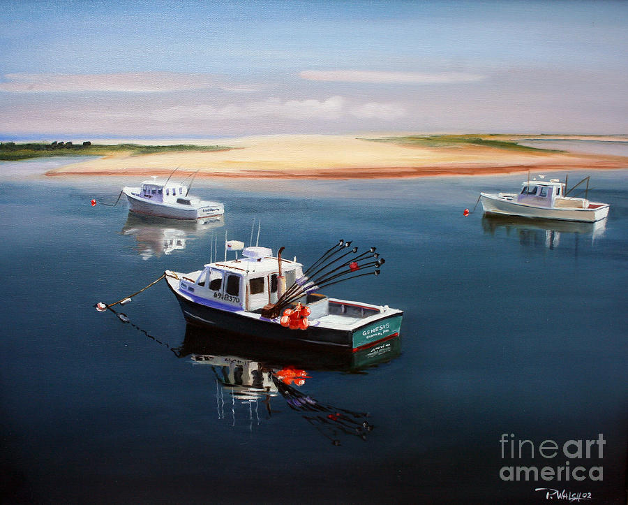 Fishing Boats-cape Cod Painting