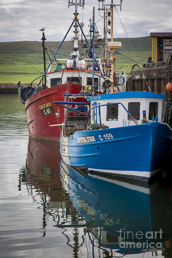 Boat Photograph - Fishing Boats Dingle Ireland II by Brian Jannsen