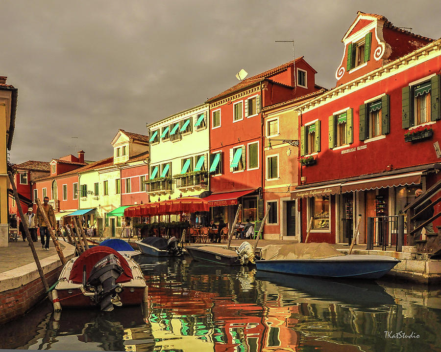 Fishing Boats in Colorful Burano Photograph by Tim Kathka