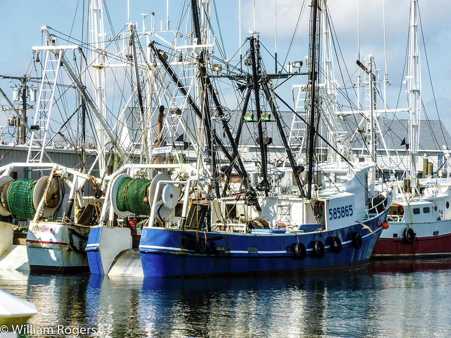 Fishing Boats In Point Pleasant Photograph By William E Rogers Fine