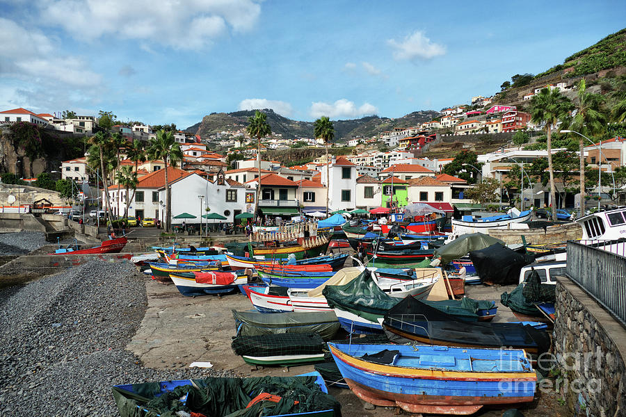Madeira Photograph - Fishing Boats by Lynn Bolt