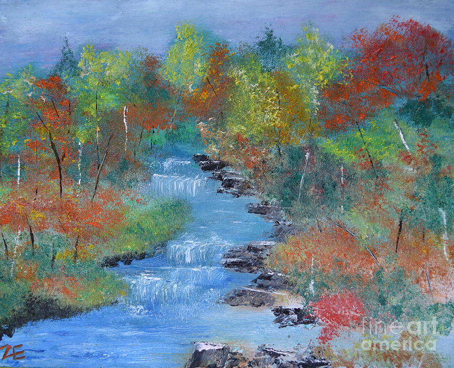 Fishing Creek Painting by Denise Tomasura