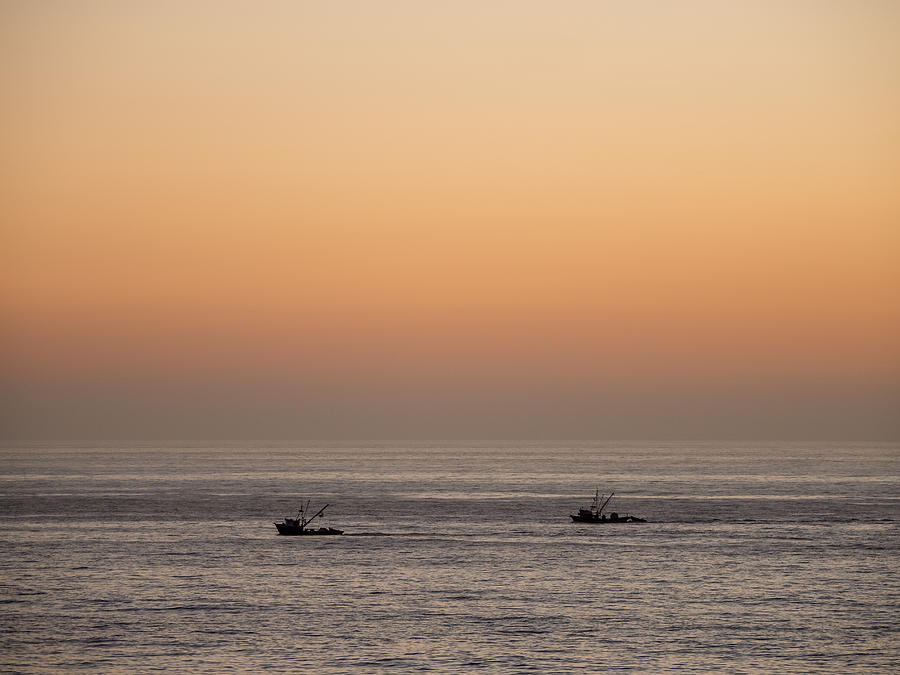 Fishing For A Sunset Photograph by Derek Dean