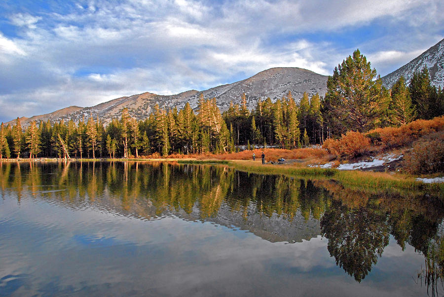 Fishing for Reflections in the High Sierra Photograph by Lynn Bauer