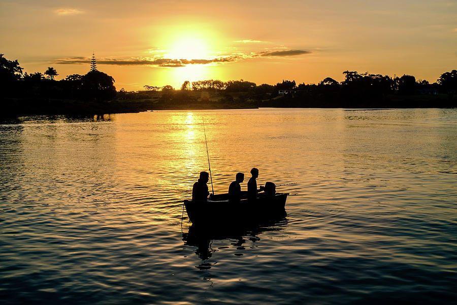 Auckland Photograph - Fishing in Auckland by Jose Maciel Auckland Photograph - Fishing in Auckland by Jose Maciel