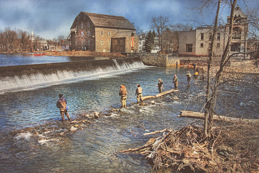 Fishing In Clinton Photograph by Pat Abbott