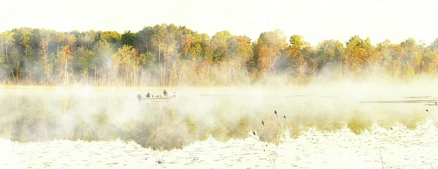 Fishing In Lake Hennepin Photograph by Jelieta Walinski
