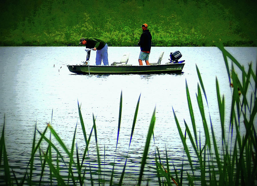 Fishing in New Hampshire #1 Photograph by Susan Lafleur