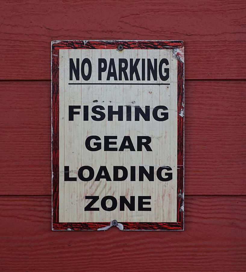 Fish Photograph - Fishing Loading Zone by Laurie Perry