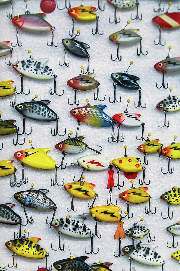 Fish Photograph - Fishing Lures by Garry Gay