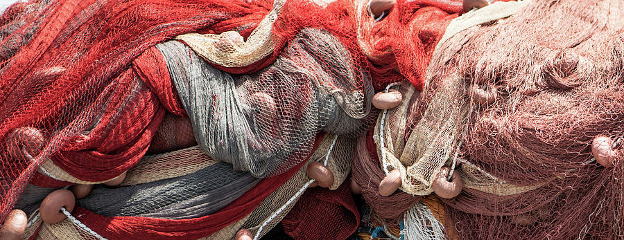 Fishing nets 2 Photograph by Jocelyn Kahawai