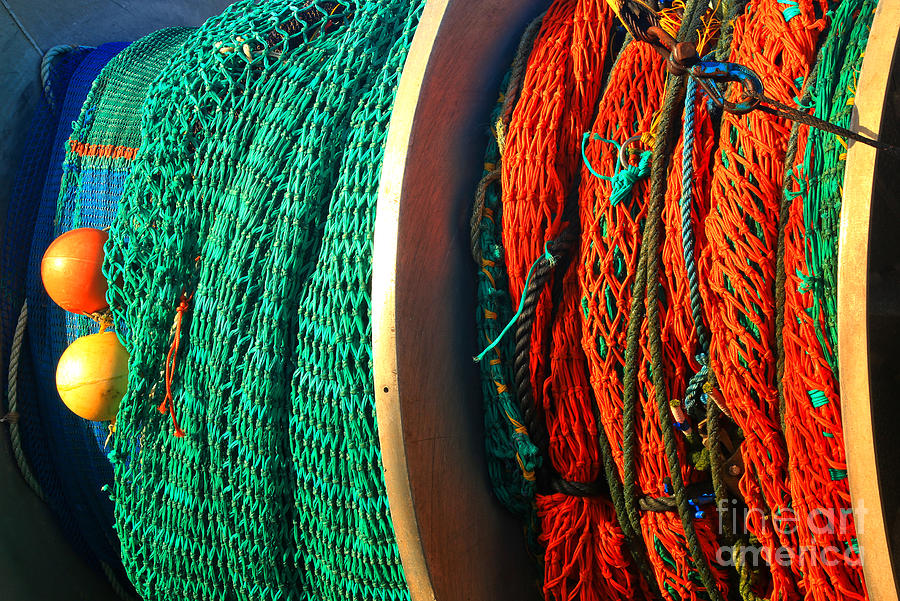Fishing Nets Photograph by Adam Jewell