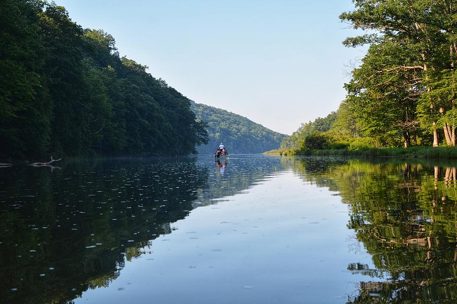 Fishing On Laurel Hill Lake Photograph by Shelley Smith