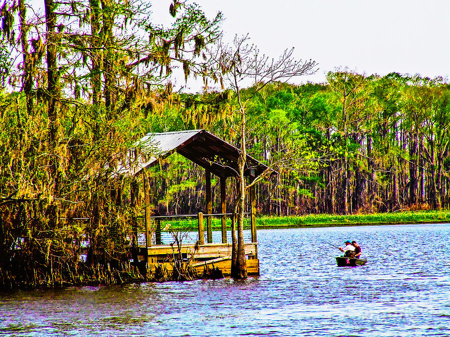 Fishing On The Bayou Photograph by Frances Ann Hattier