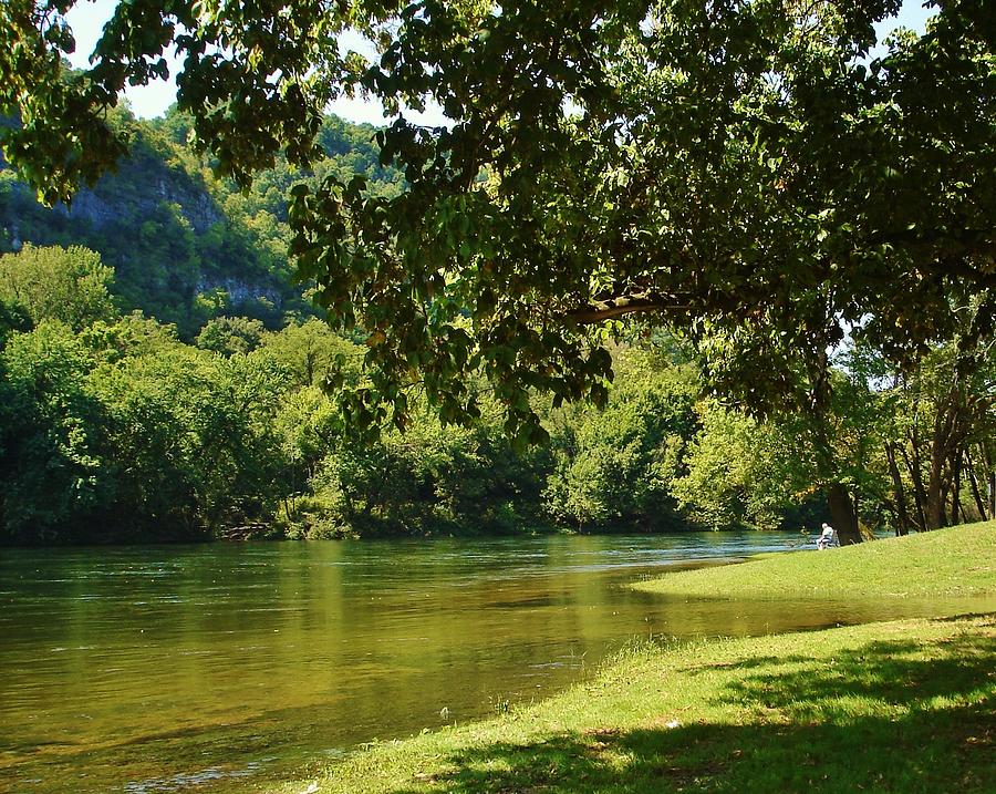 Fishing on the Buffalo River Photograph by Susan Schneider | Fine Art America