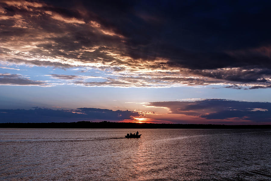 Fishing on the Lake Photograph by Doug Long