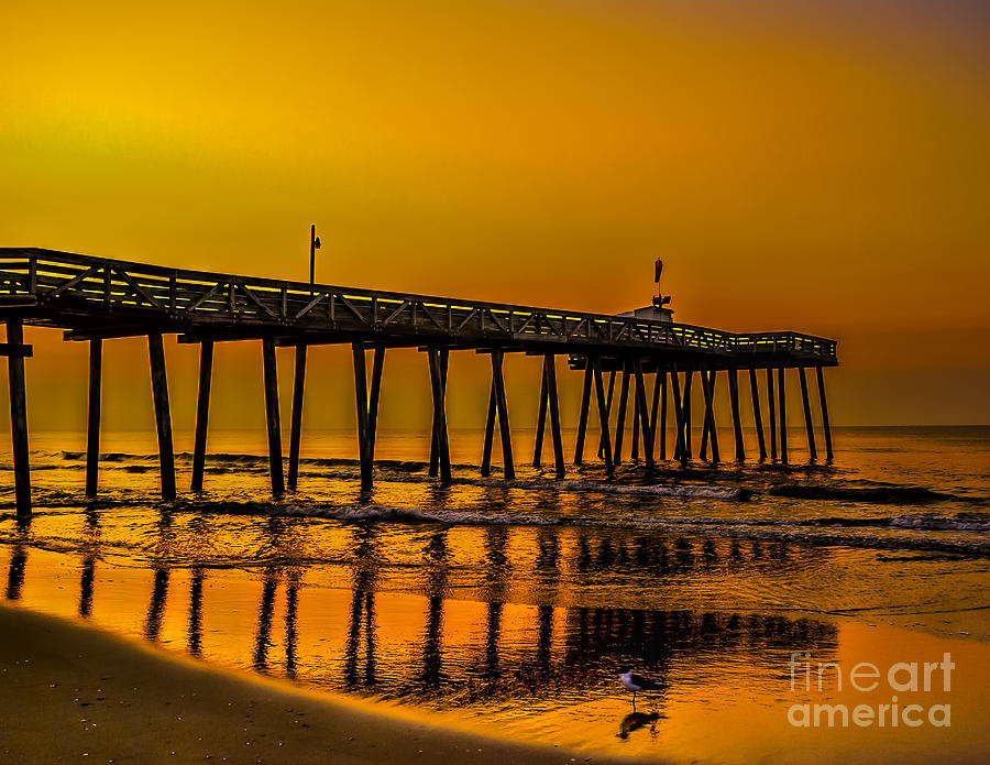 Fishing Pier Ocean City Nj Photograph by Nick Zelinsky