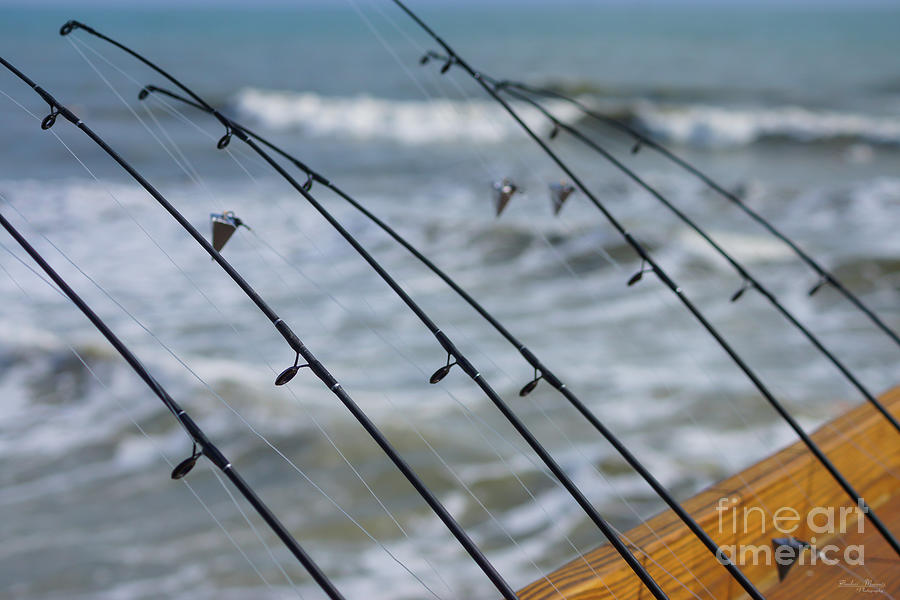 Fishing Poles Abstract Photograph by Jennifer White