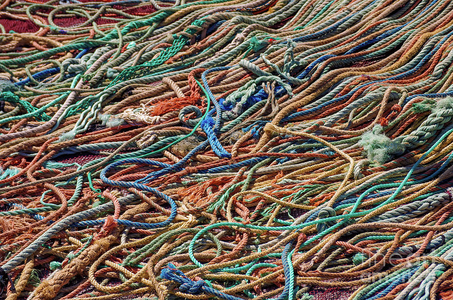 Fishing Ropes Photograph by Carlos Caetano