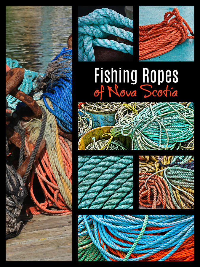 Fishing Ropes of Nova Scotia Photograph by Tatiana Travelways