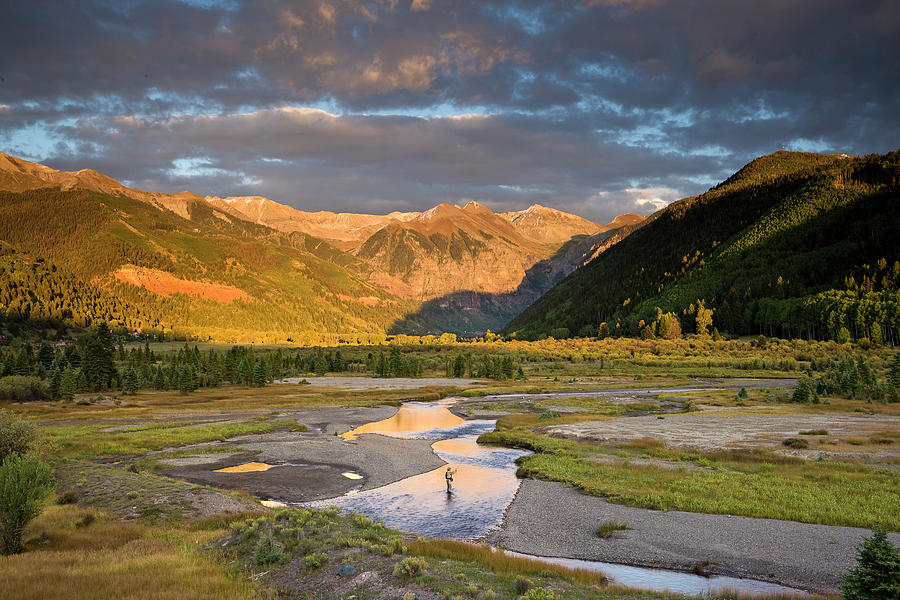 Fishing Telluride Photograph by Whit Richardson Fishing Telluride Photograph by Whit Richardson