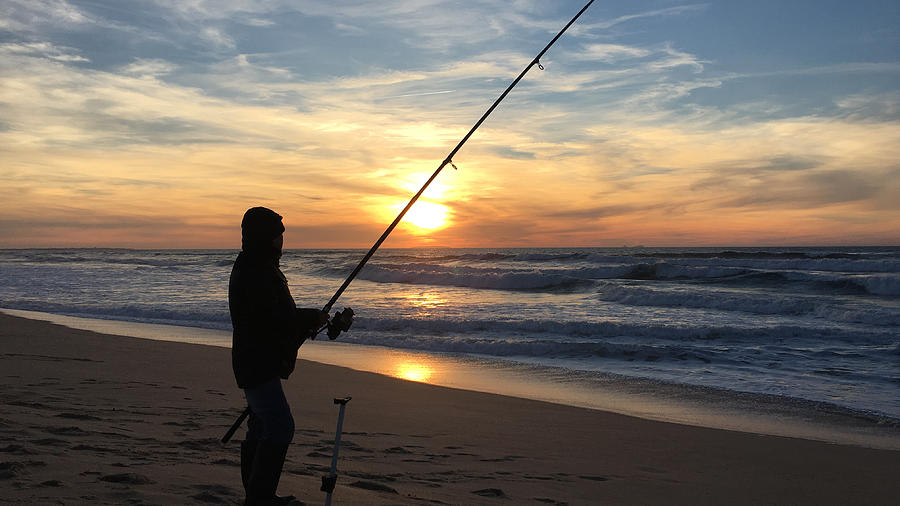 Fishing The Sun Photograph by Emanuel Faria - Fine Art America