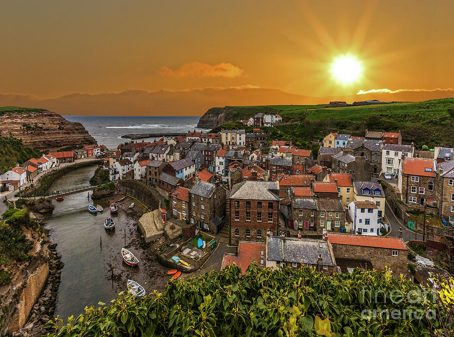 Fishing Town In Yorkshire Photograph
