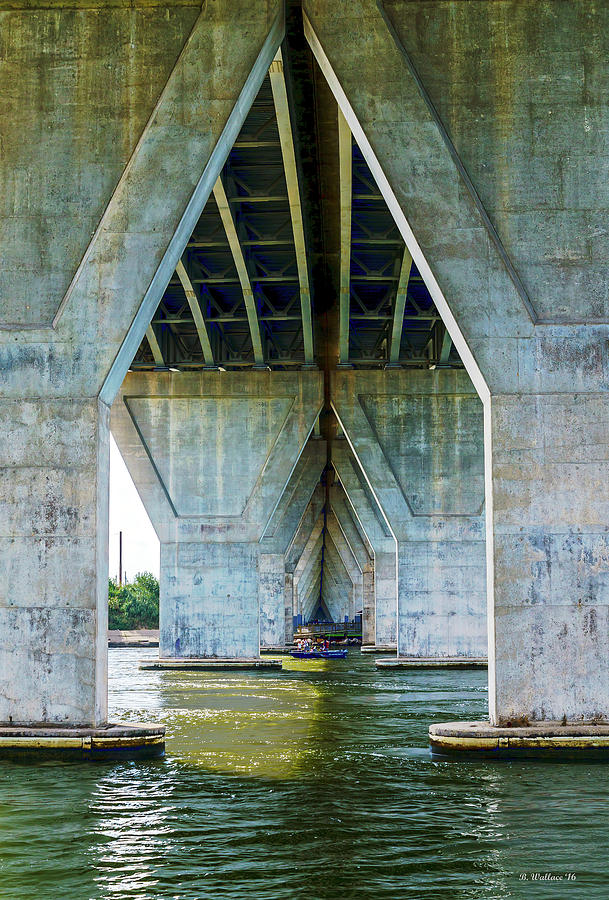 Fishing Under The Overpass Photograph by Brian Wallace