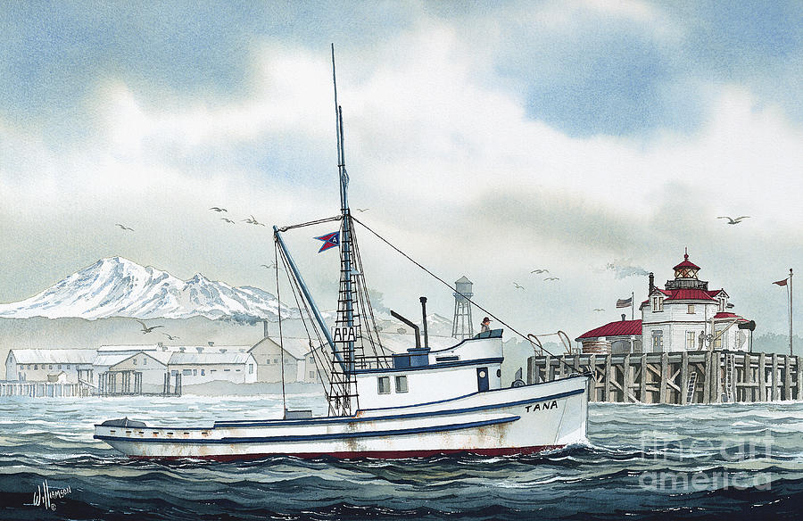 Fishing Vessel TANA Painting by James Williamson