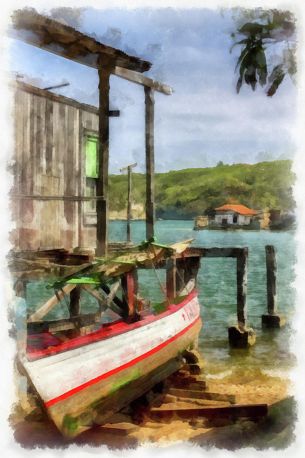 Fishing Village Photograph by Dawn Currie Fishing Village Photograph by Dawn Currie