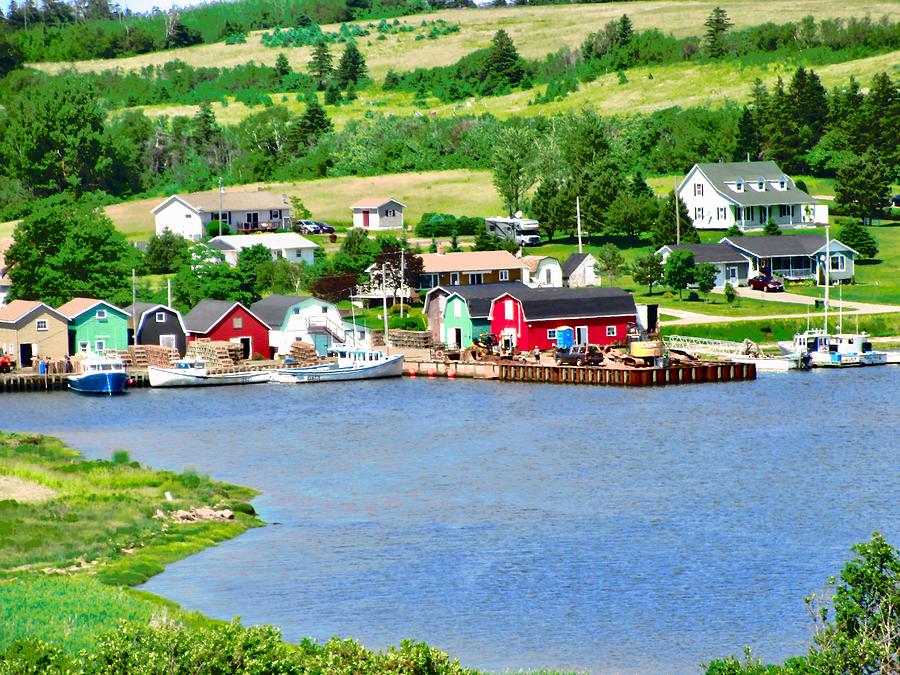 Fishing Village in PEI Photograph by Stephanie Moore
