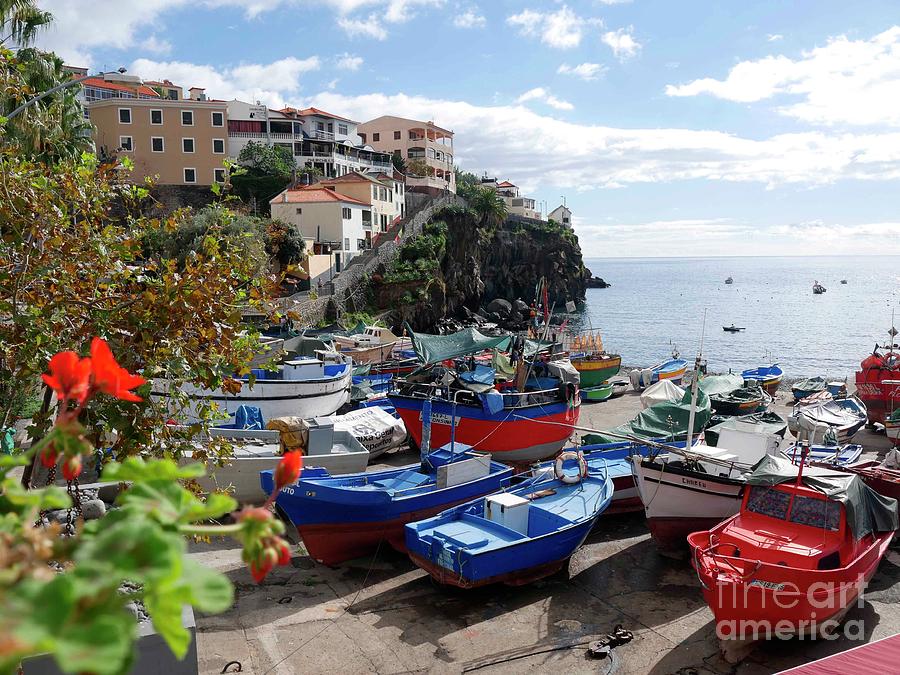 Fishing village on the Island of Madeira Photograph by Brenda Kean