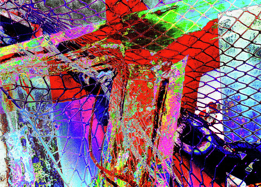 Fishnet Photograph - Fishnet Fantasy, A Collage Between Maine And Florida. by Lila Bahl Fishnet Photograph - Fishnet Fantasy, A Collage Between Maine And Florida. by Lila Bahl
