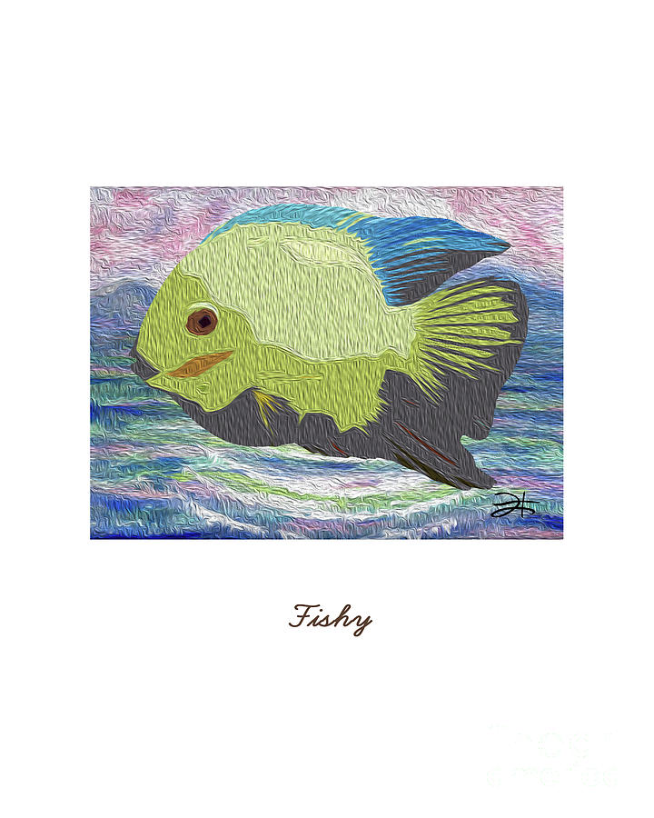 Fishy Painting by Francelle Theriot