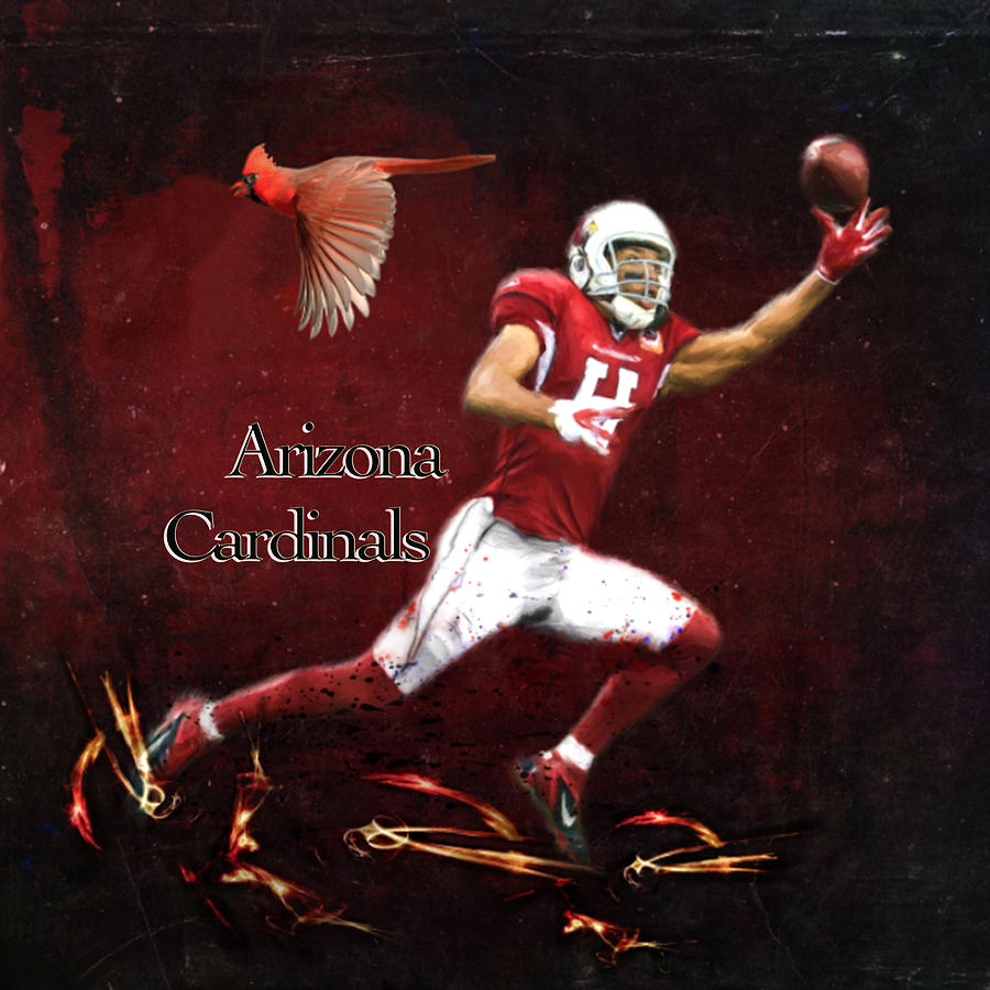 Larry Fitzgerald Painting - Fitzmagic by Colleen Taylor