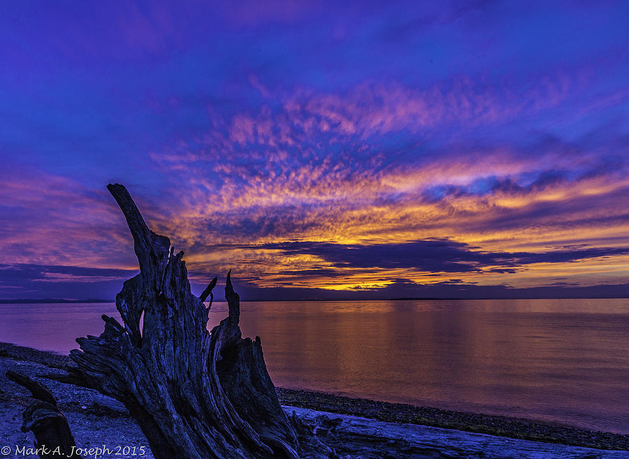 Five Alarm Sunset Photograph by Mark Joseph