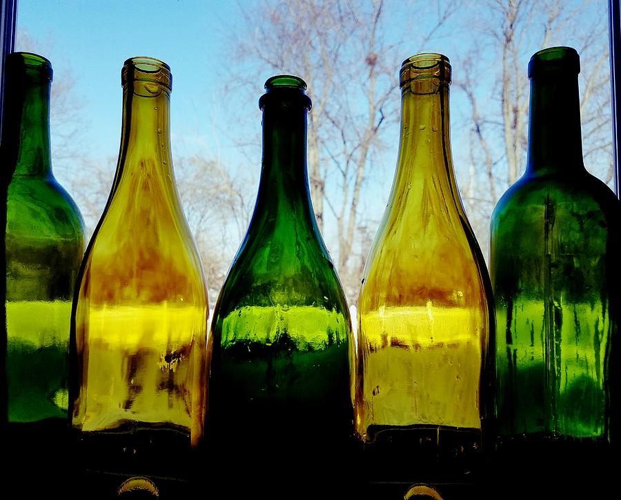 Five Bottles Photograph by Vijay Sharon Govender