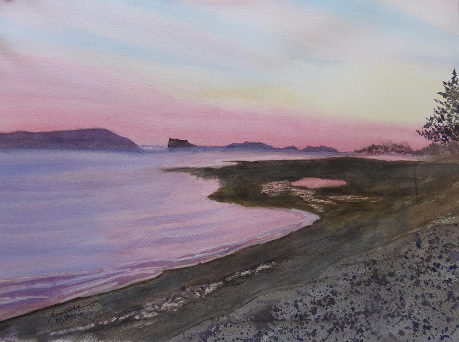 Five Islands - Bay of Fundy Painting by Joel Deutsch